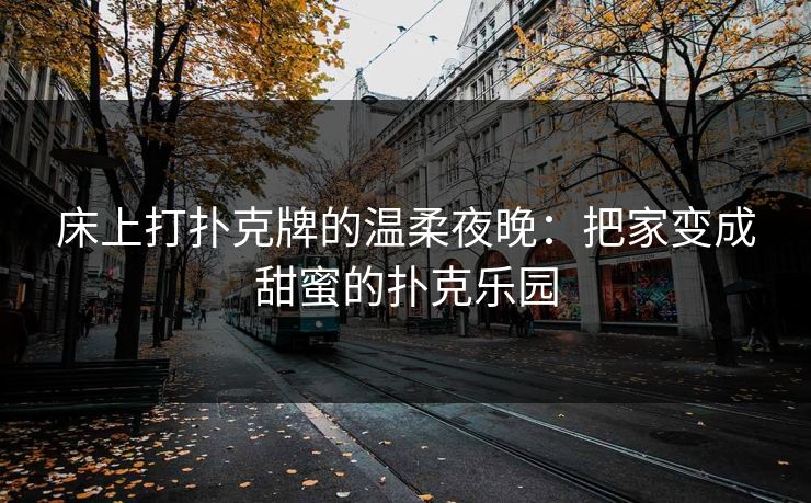 床上打扑克牌的温柔夜晚:把家变成甜蜜的扑克乐园 床上打扑克牌的温柔夜晚:把家变成甜蜜的扑克乐园